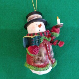 Thomas Kinkade Snowman Ornament NWT